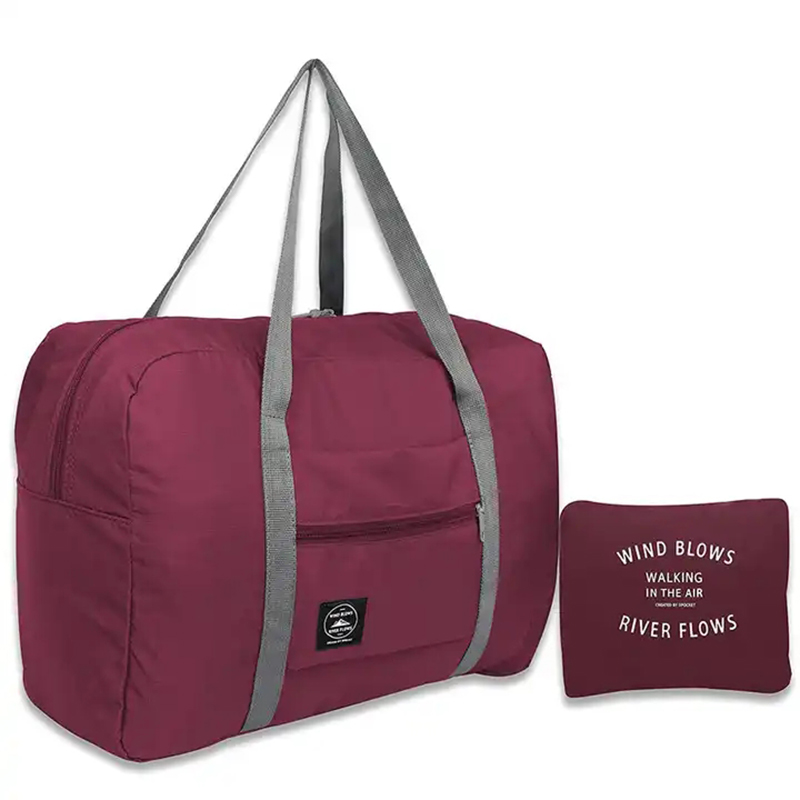 Folding duffle bag
