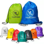 Polyester drawstring bag