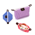 Dumpling shape makeup bag