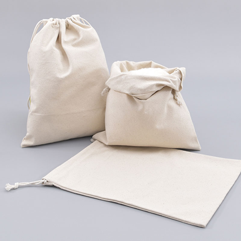 Cotton drawstring bag