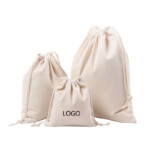 Cotton drawstring bag