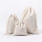 Cotton drawstring bag