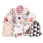 Cotton drawstring bag
