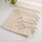 Cotton drawstring bag