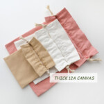 Cotton drawstring bag