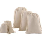 Cotton drawstring bag
