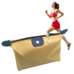 Dumpling shape makeup bag