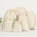 Cotton drawstring bag