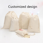 Cotton drawstring bag