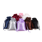 Silk drawstring bag