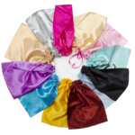 Silk drawstring bag