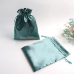 Silk drawstring bag