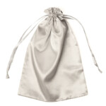 Silk drawstring bag