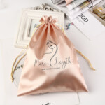 Silk drawstring bag