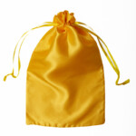 Silk drawstring bag