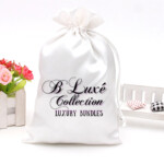 Silk drawstring bag