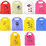 Creative cartoon dog eco-friendly shopping bag can be folded