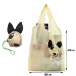 Creative cartoon dog eco-friendly shopping bag can be folded