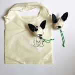 Creative cartoon dog eco-friendly shopping bag can be folded