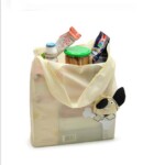 Creative cartoon dog eco-friendly shopping bag can be folded