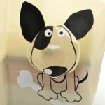 Creative cartoon dog eco-friendly shopping bag can be folded