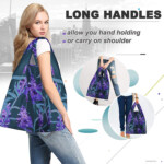 New large cloth square bag waterproof portable environmental protection folding shopping bag