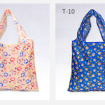 New large cloth square bag waterproof portable environmental protection folding shopping bag