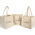 Jumbo Size Heavy Canvas Wide Shopper Tote Bag-TG130