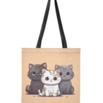 Cotton Canvas Tote Bag with Inside Zipper Pocket- TG125