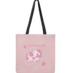 Cotton Canvas Tote Bag with Inside Zipper Pocket- TG125