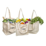 Jumbo Size Heavy Canvas Wide Shopper Tote Bag-TG130